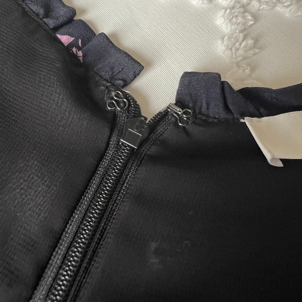 ASTR Black Lilac Floral Marinke Mini Dress SIZE M - Picture 7 of 15